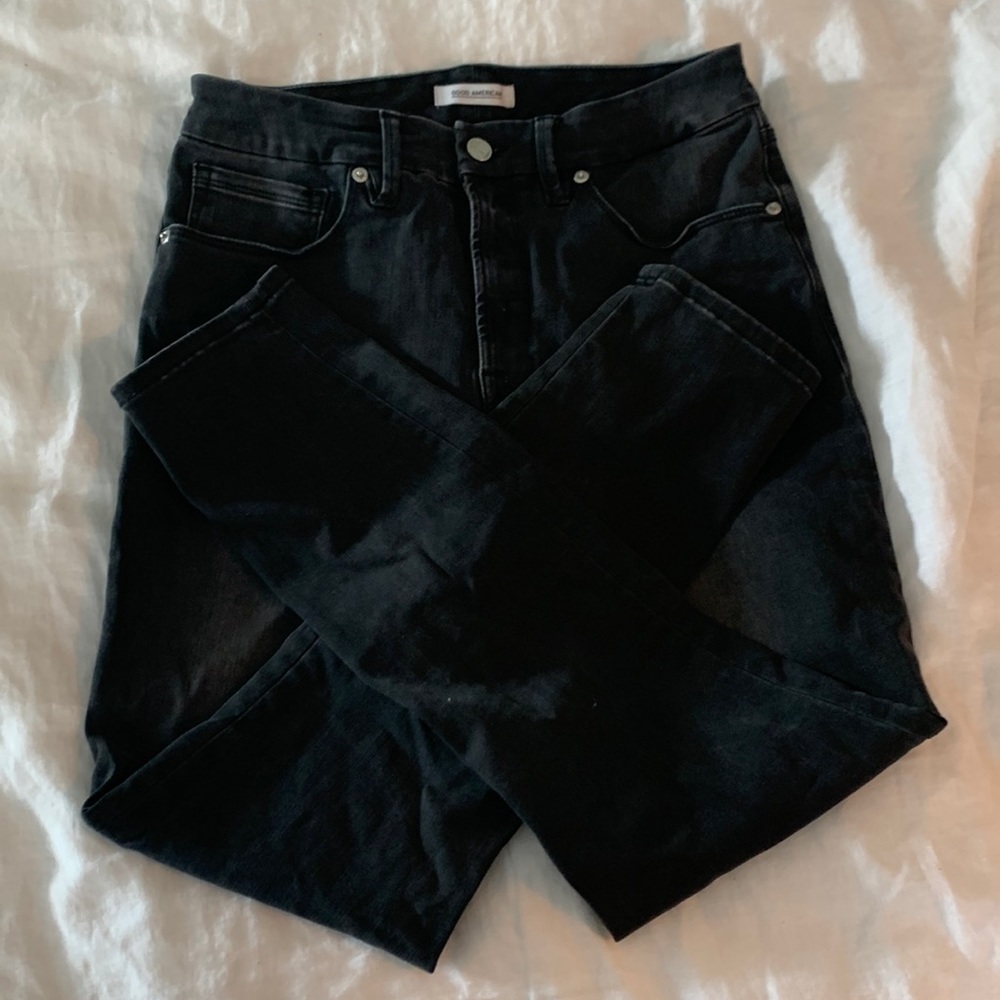 Black skinny jeans - Good American size 30